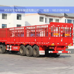 專(zhuān)用掛車(chē)半掛車(chē)汽車(chē)制造廠 骨架半掛車(chē) 倉(cāng)欄式13米半掛